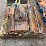 Reclaimed Brown Glazed Wall Coping - Job Lot