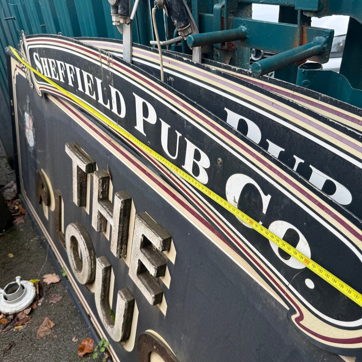 Salvaged ‘The Plough’ Vintage Pub Sign