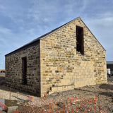 Reclaimed Punch Face Building Stone - 6” Backed Off