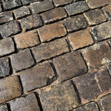 Reclaimed Gritstone Cobble Tops - Per SQM