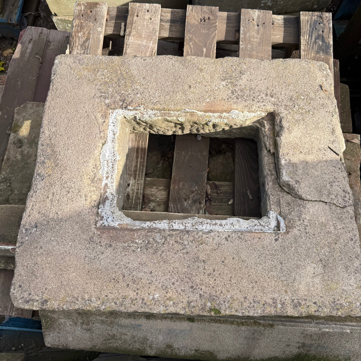 Reclaimed Stone Manhole Surround