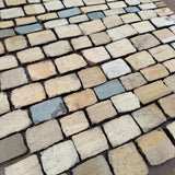 Reclaimed Sawn Yorkshire Stone Cobble Tops - Per SQM