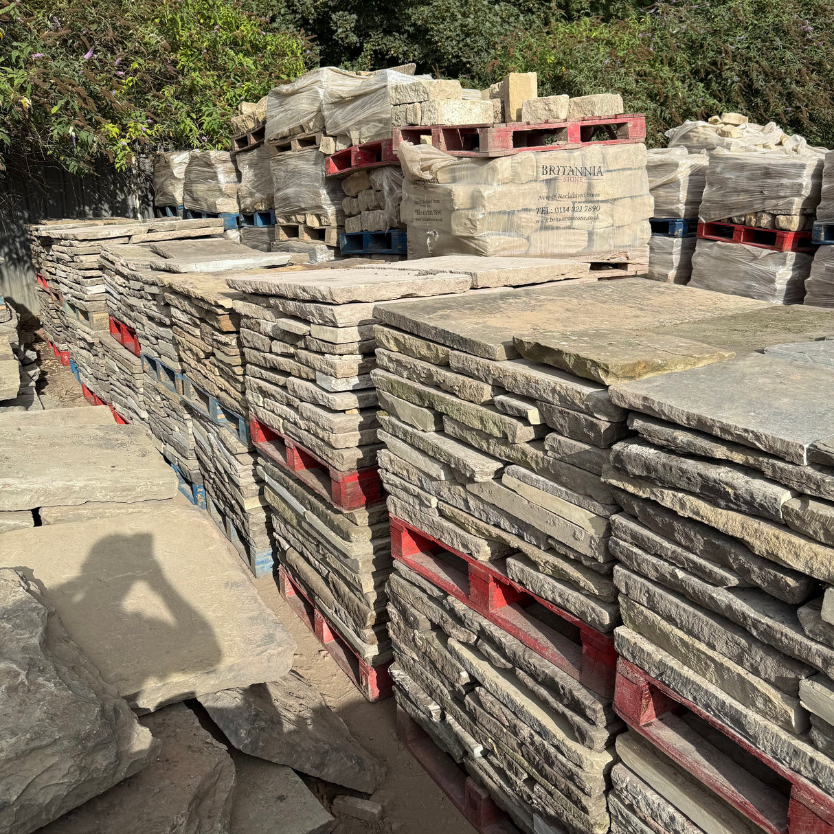 Reclaimed Grade A Yorkshire Stone Paving - Per SQM