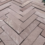 Red Sandstone Stackers - 200mm x 50mm x 40mm - Per SQM