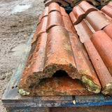 Reclaimed Terracotta Red Wall Coping - Job Lot