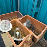 Reclaimed Brown Salt Glazed Trough