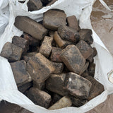 Reclaimed Pink Granite Cobbles - Per Bag