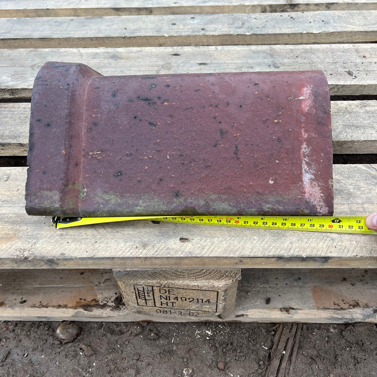 Reclaimed Brindle Blue Hogs Back Clay Roof Ridge Tile – Reclaimed Brick ...