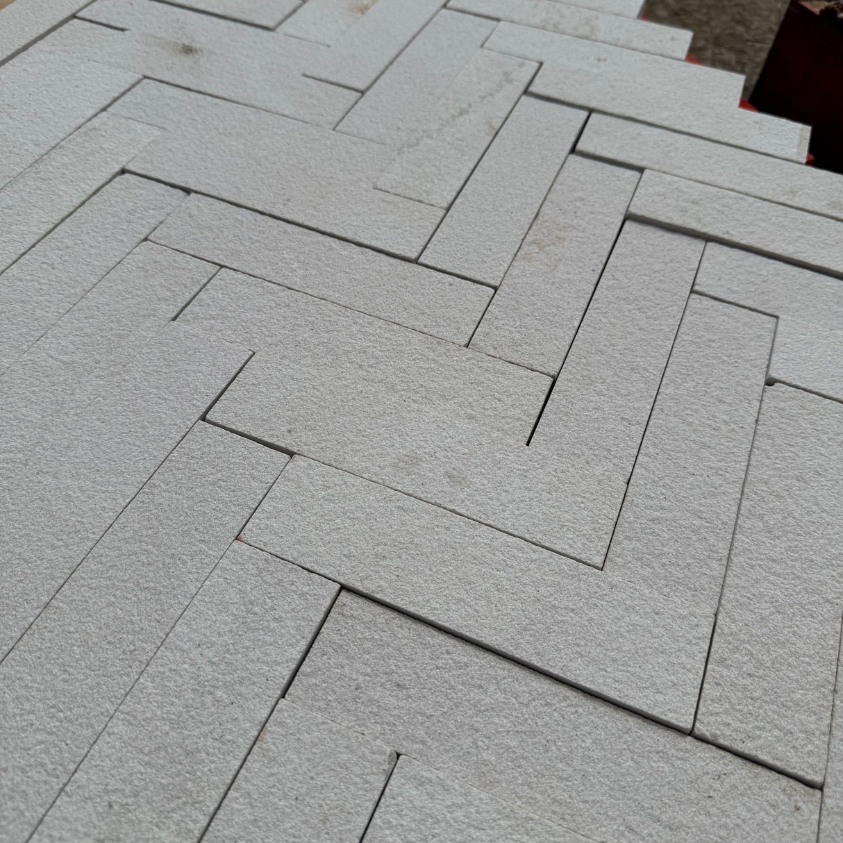 White Sandstone Stackers - 200mm x 50mm x 40mm - Per SQM