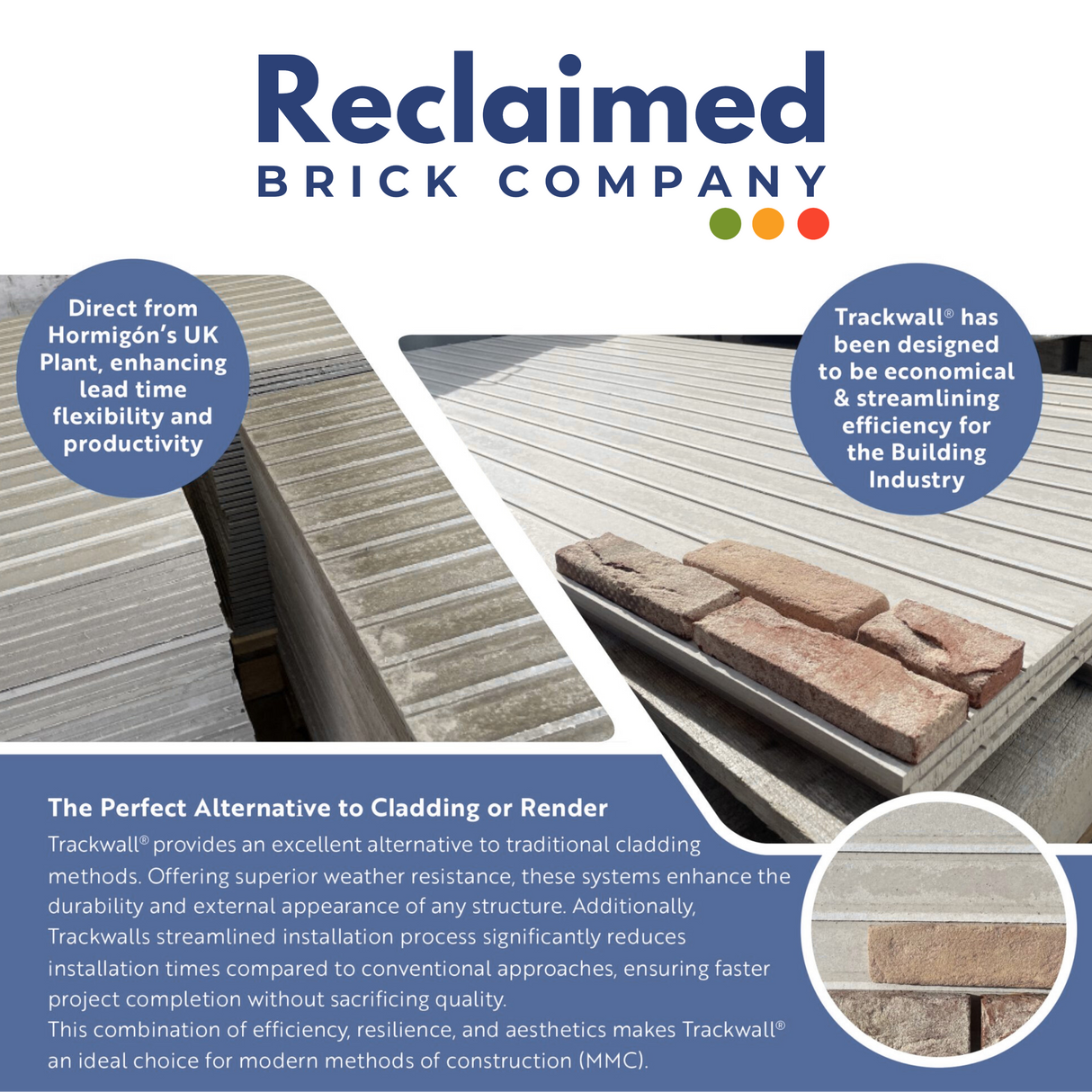 Brick Slip Track Panel Boards