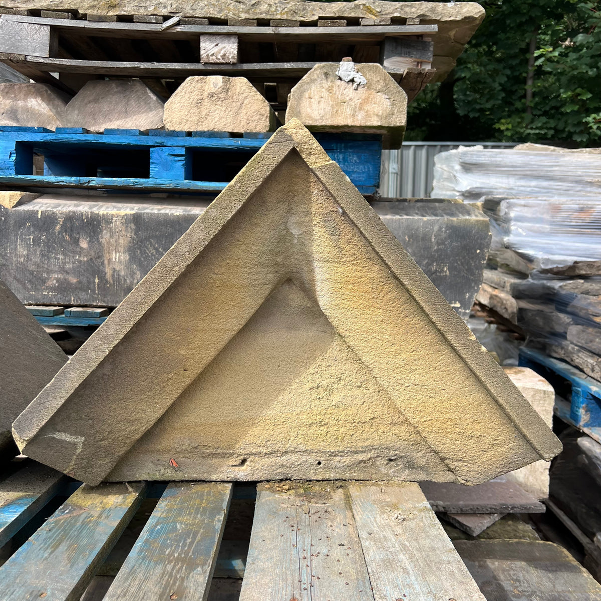 Reclaimed Natural Stone Gable Triangle | Stone Reclamation Yard ...