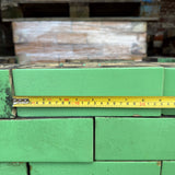 Reclaimed Green Glazed Bricks