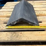 New 18" Blue Concrete Roof Ridge Tile - 120 Degrees