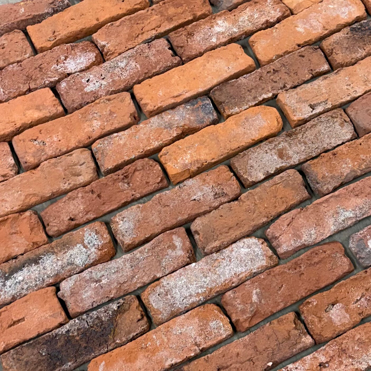 Reclaimed Tudor Brick Slips  - Handmade Brick Slips Cut From Real Reclaimed Bricks