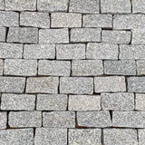 Silver Tumbled Granite Cobble Setts - 200mm x 100mm - Per SQM