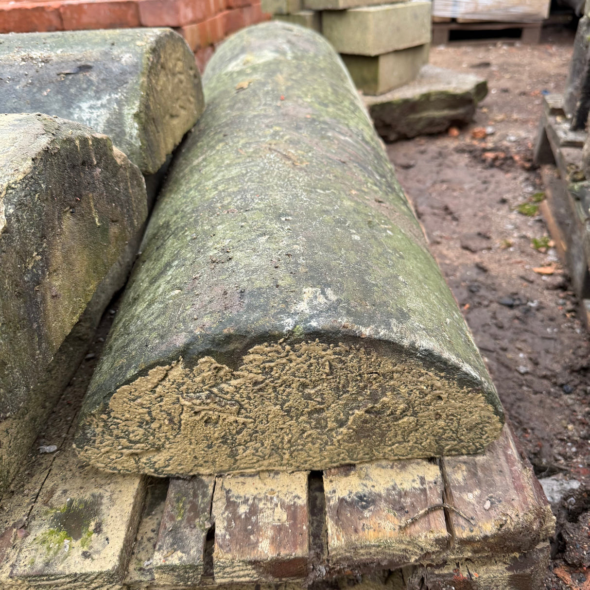 Reclaimed Hogback Stone Wall Coping - Job Lot