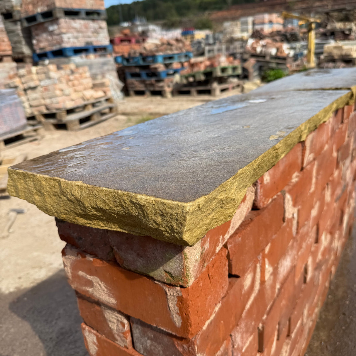 Yorkshire Riven Stone Wall Coping