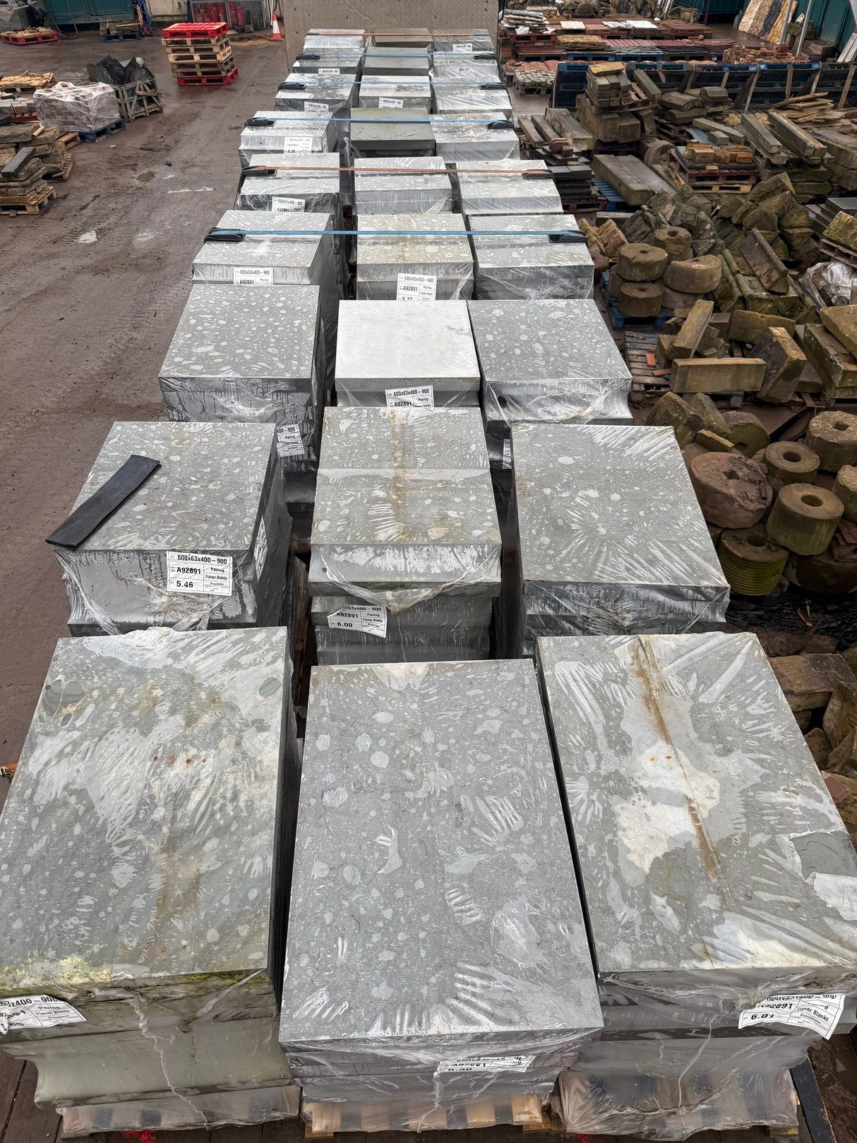 Marshalls Scoutmoor Grey Yorkstone Paving Slabs - Per SQM