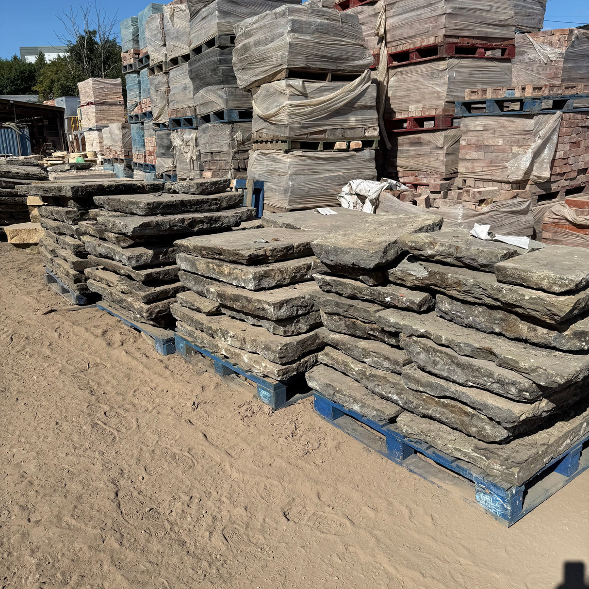 Reclaimed Yorkstone Mill Flag Paving - Per SQM