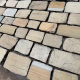 Reclaimed Sawn Yorkshire Stone Cobble Tops - Per SQM