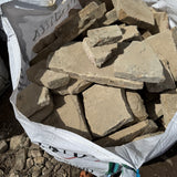Reclaimed Flat Yorkshire Drystone Walling - Per Bag