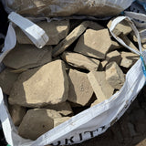 Reclaimed Flat Yorkshire Drystone Walling - Per Bag