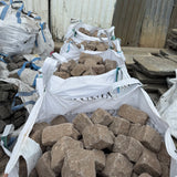 Reclaimed Random Pink Granite Setts - Per Bag