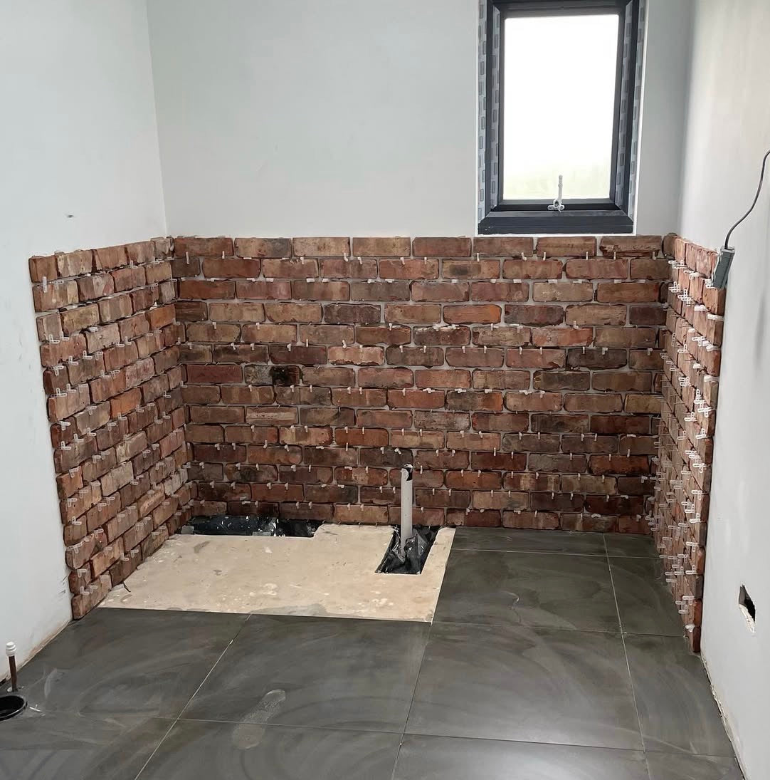 Reclaimed Barnstock Brick Slips - Cut From Reclaim Bricks