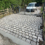 Reclaimed Grit Stone Cobbles - Per Bag