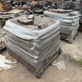 Reclaimed Brindle Blue Bullnose Brick
