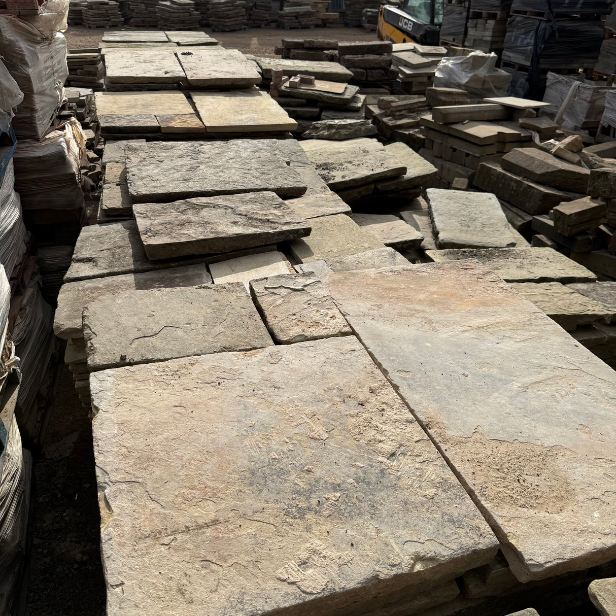 Reclaimed Grade A Yorkshire Stone Paving - Per SQM