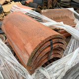 Marley Half Round Red Concrete Roof Rigid Tiles