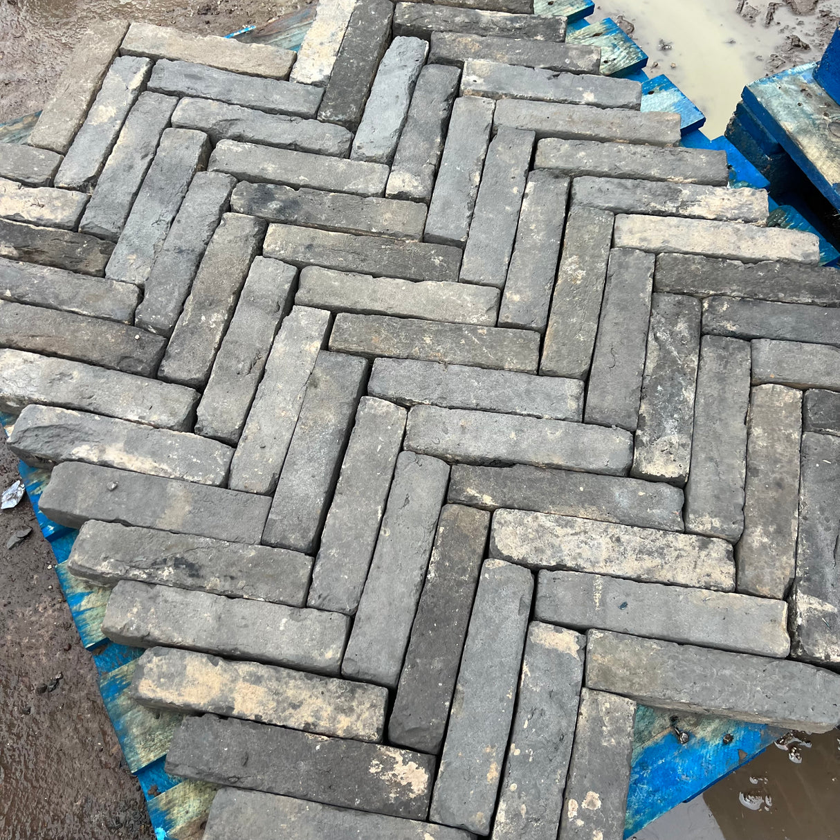 Dutch Herringbone Handmade Paving Bricks