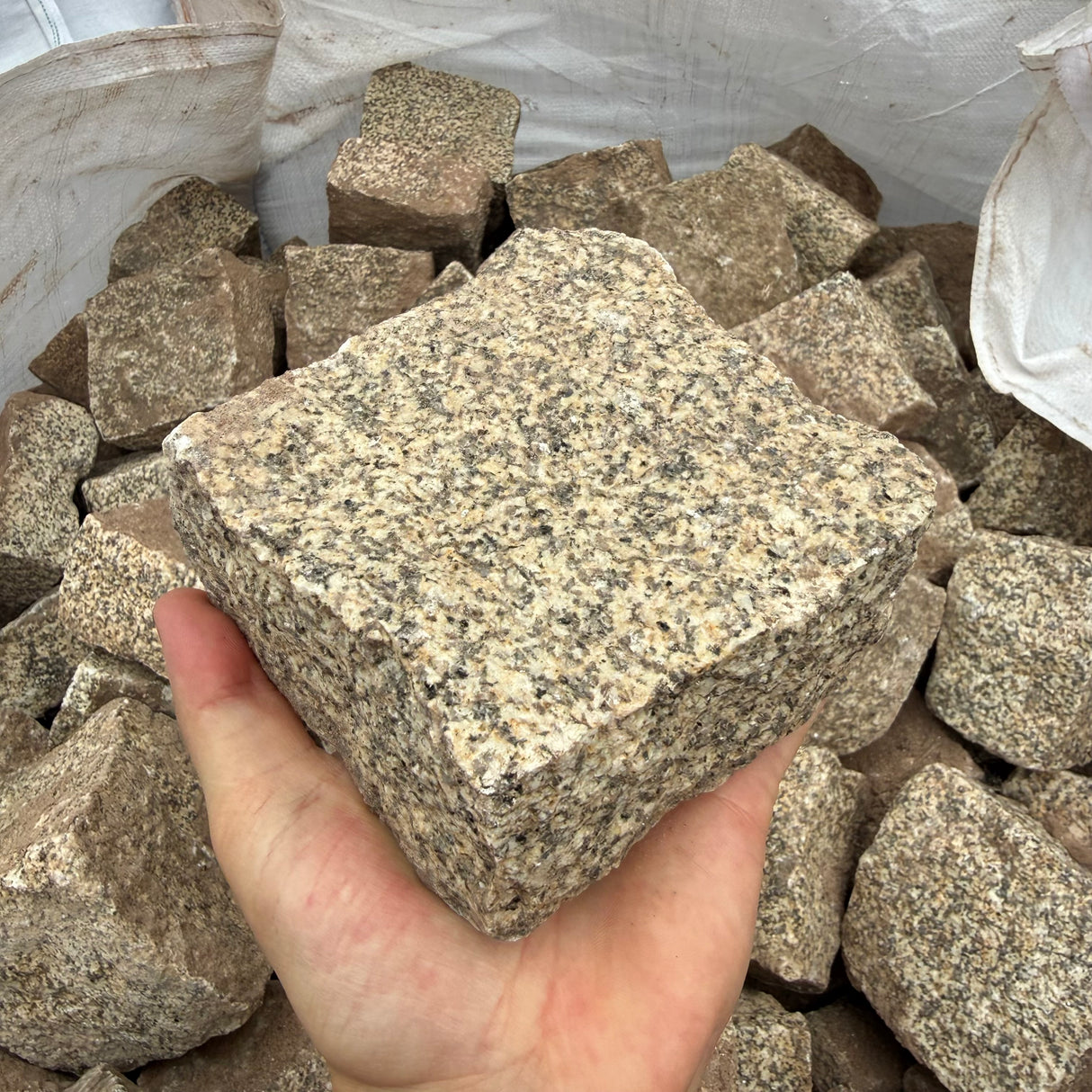 Reclaimed Silver Granite Setts - Per Bag