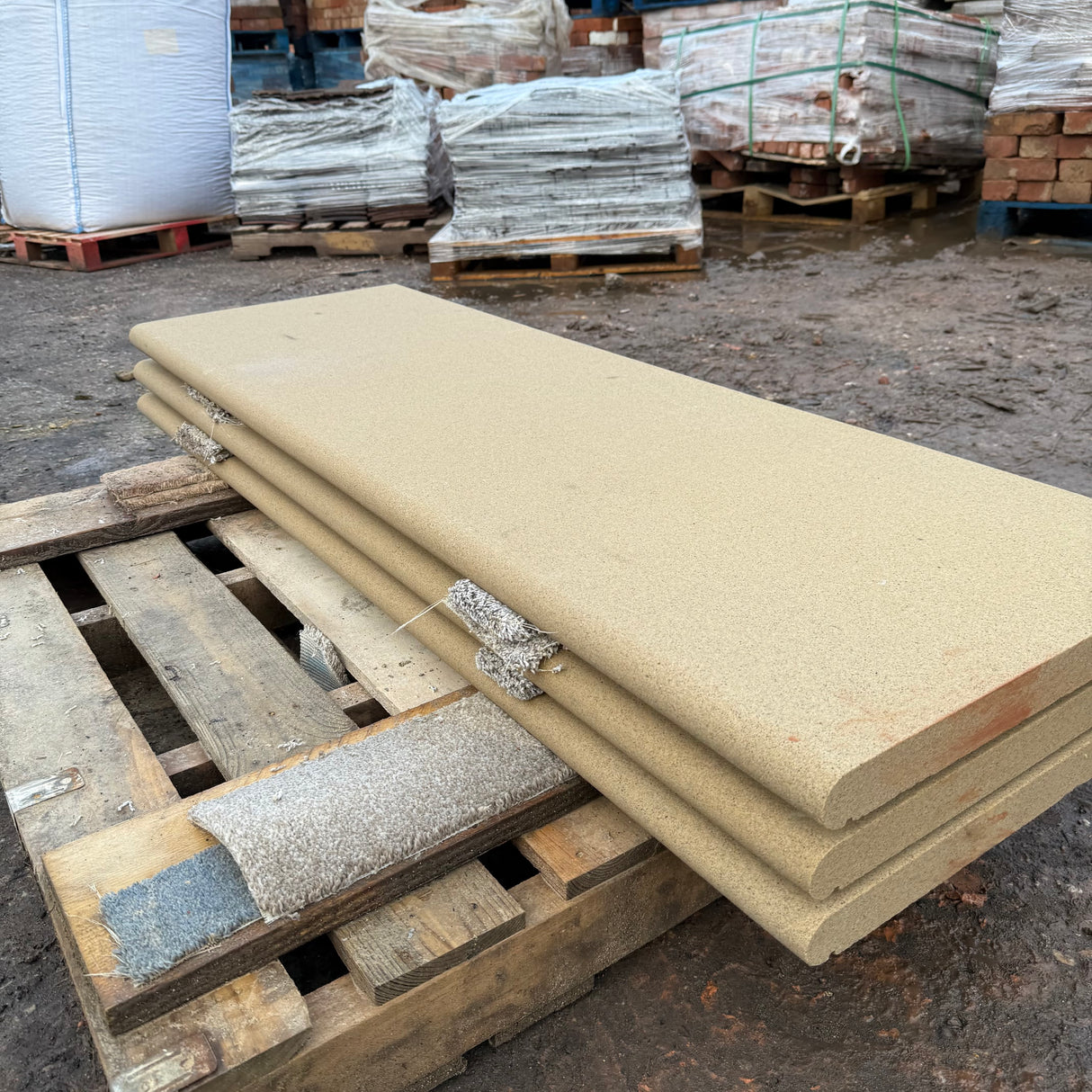 Natural Stone Bullnose Steps