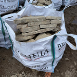 Reclaimed Flat Yorkshire Drystone Walling - Per Bag