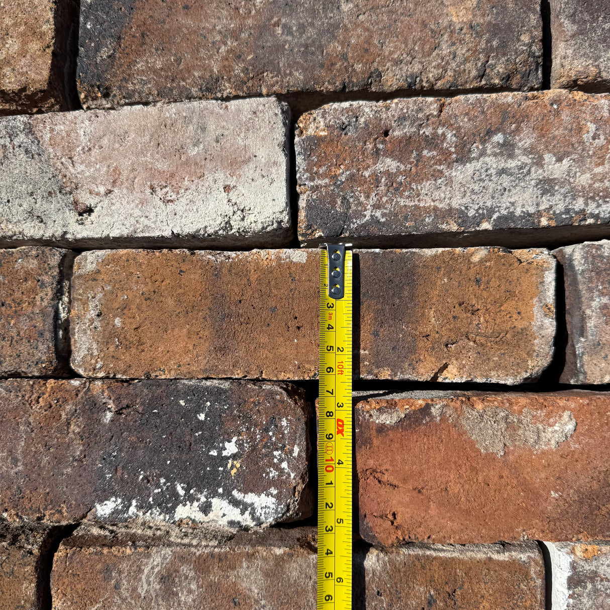Reclaimed Welsh 2 1/2” Handmade Brick
