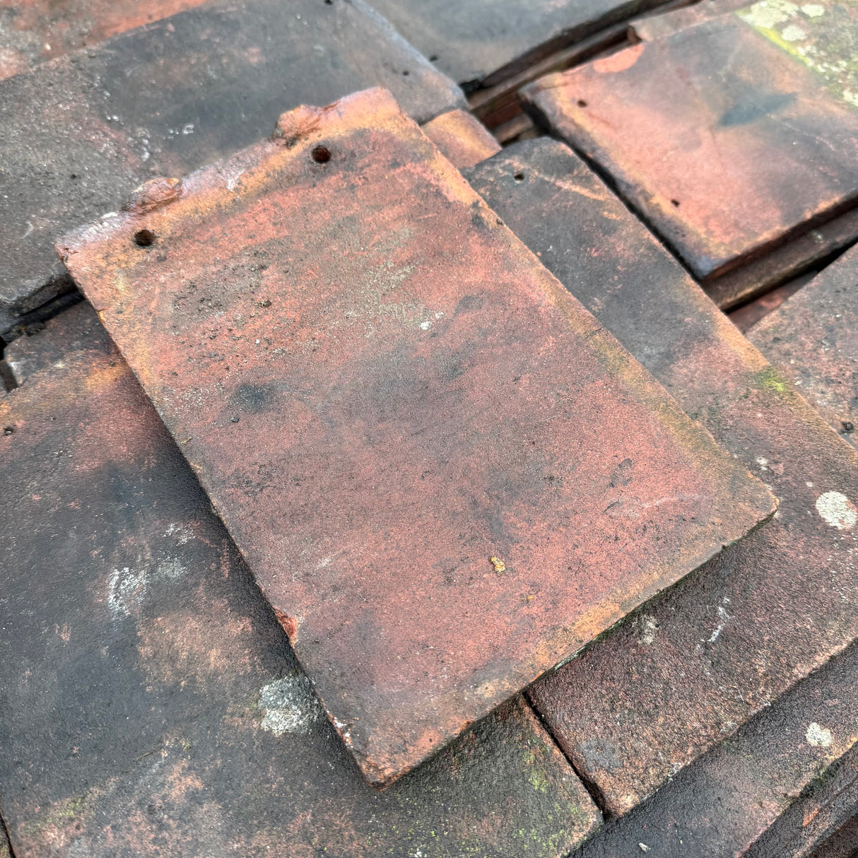 Reclaimed Handmade Clay Roof Tiles