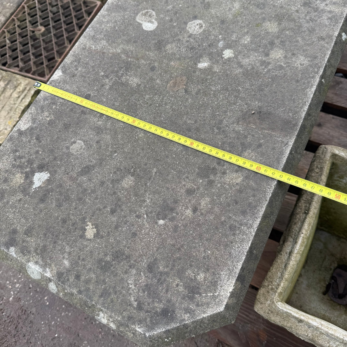 Reclaimed Natural Stone Bench