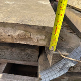 Reclaimed One Weathered Stone Wall Coping - Job Lot