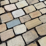 Reclaimed Sawn Yorkshire Stone Cobble Tops - Per SQM