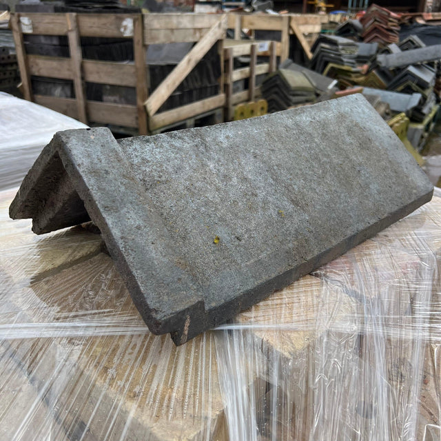 Blue Interlocking Ridge Tile Reclaimed Staffordshire Blue Roll Top Ridge Tiles | 33 Ridges ...