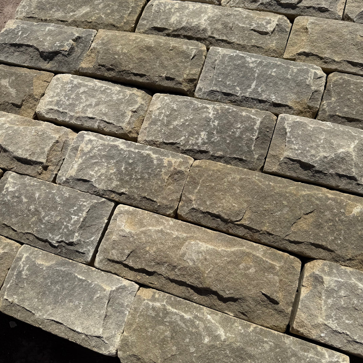 140mm Britannia Weathered Pitched Building Stone - Per SQM