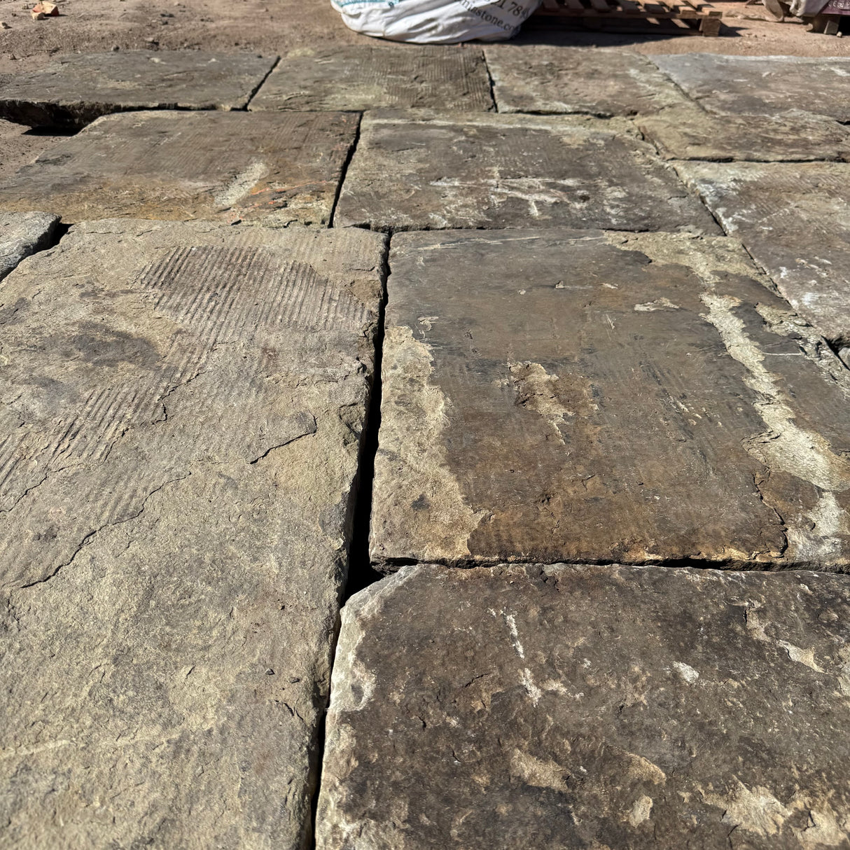 Reclaimed Yorkstone Mill Flag Paving - Per SQM