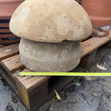 Reclaimed Chimney Cowl Terracotta Yellow Dome