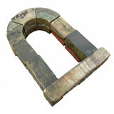 Reclaimed Narrow Half Round Window Surround