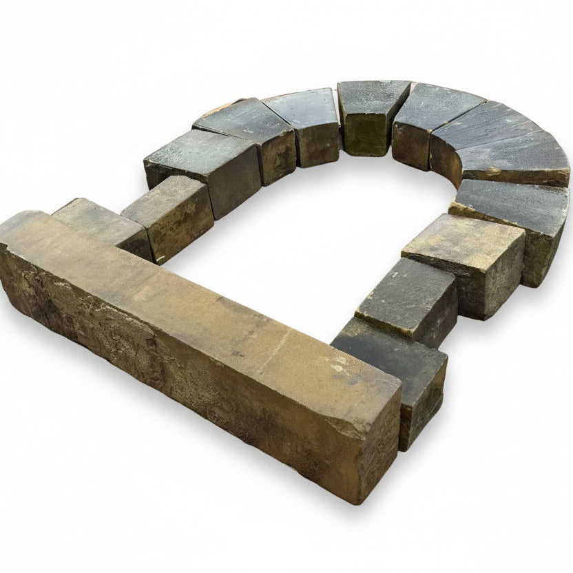 Reclaimed Half Round Window Surround