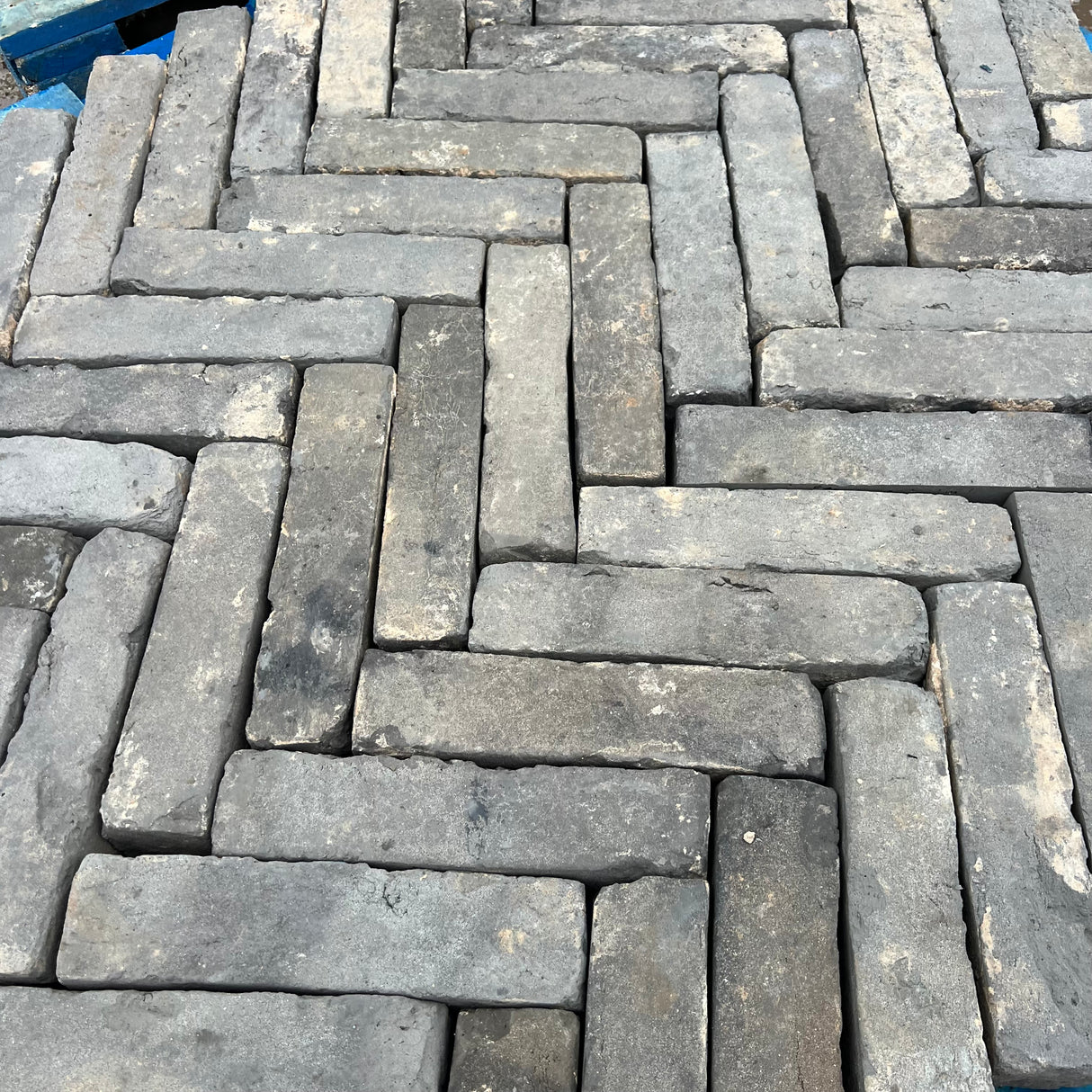 Grey Herringbone Pavers