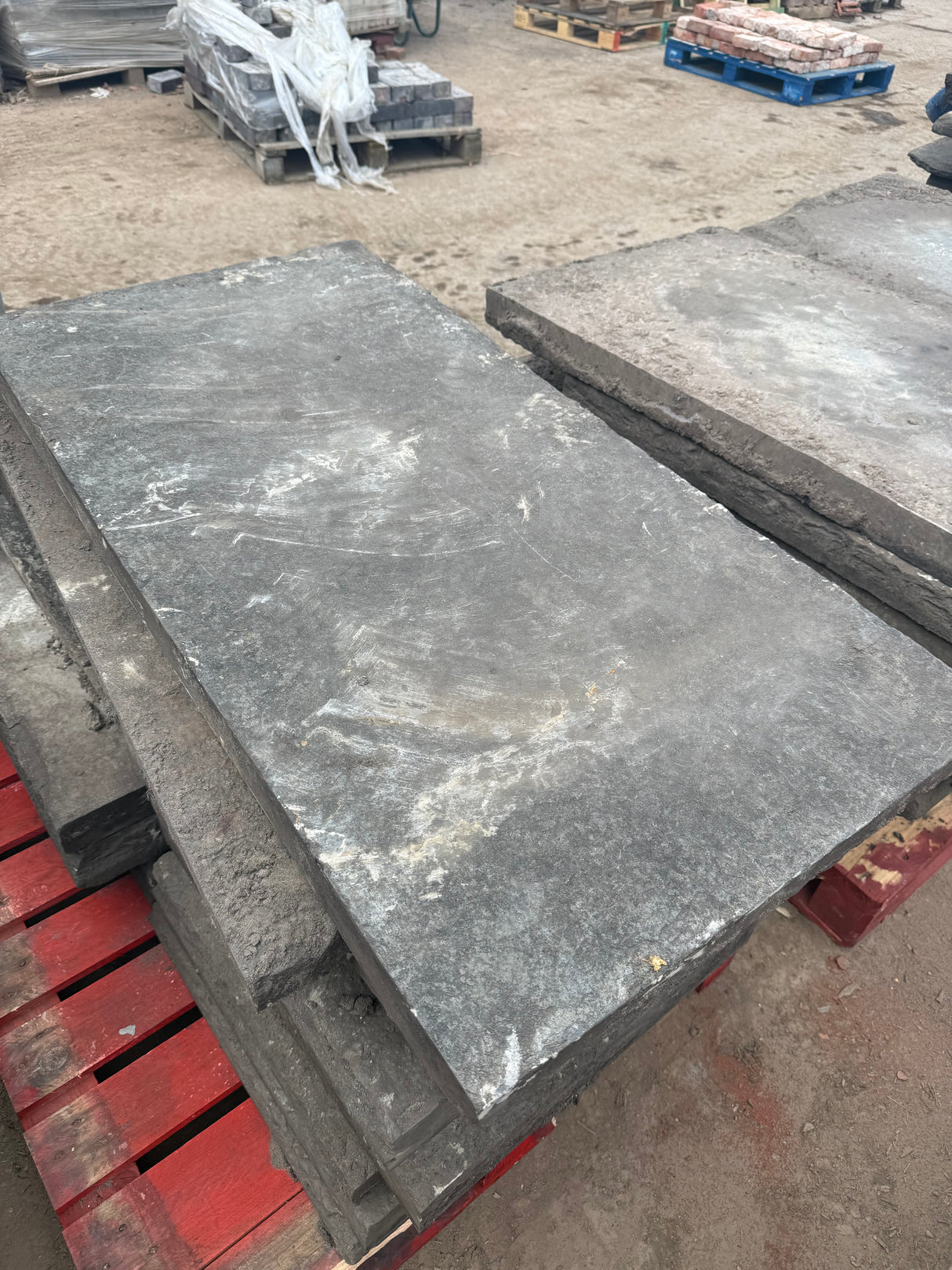 Reclaimed Blue Pennant Fireplace Hearth - 120cm x 60cm
