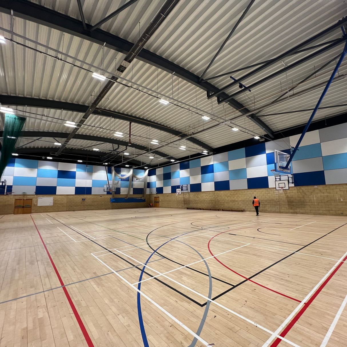 Reclaimed Junckers Beech Sports Hall Hardwood Timber Flooring Boards (Per SQM)